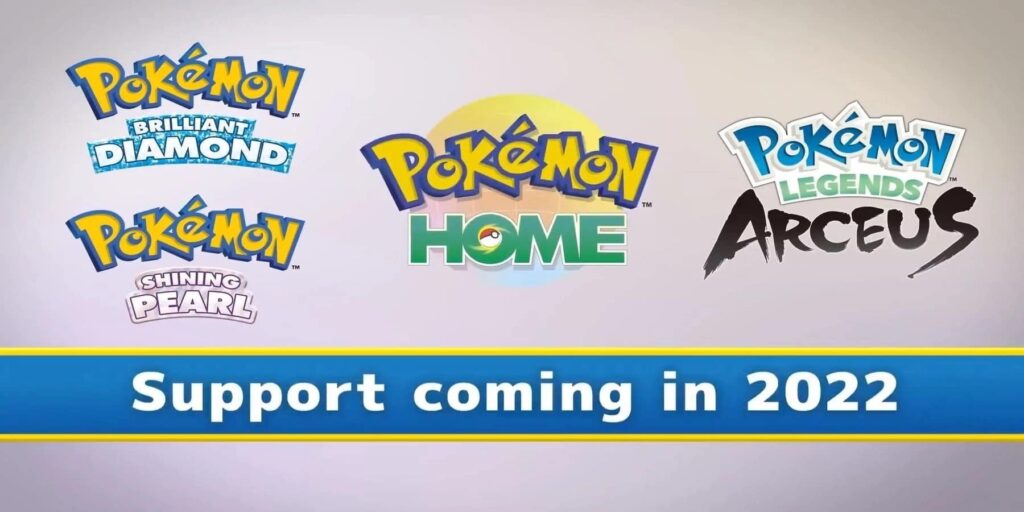 Pokemon Home – Pokemon Legends: Arceus, Brilliant Diamond / Shining Pearl support