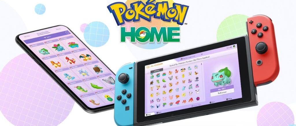 Pokemon HOME –  Versie 2.1.1 voegt functies voor online competities toe