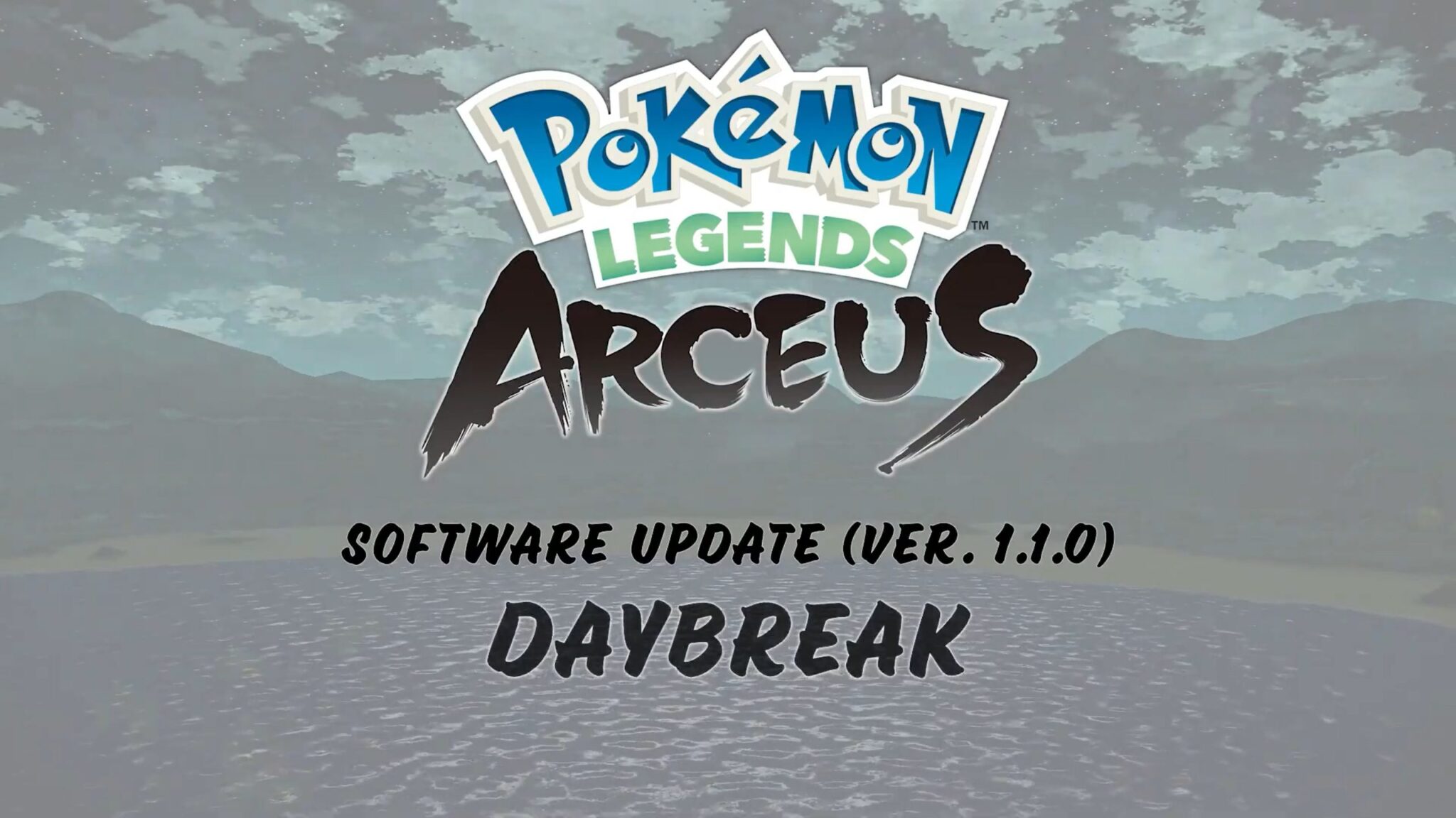 Pokemon Legends: Arceus – Daybreak, update versie 1.1.0