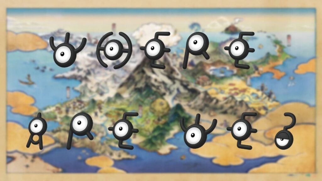 Pokemon Legends Arceus – Alle Unown vinden