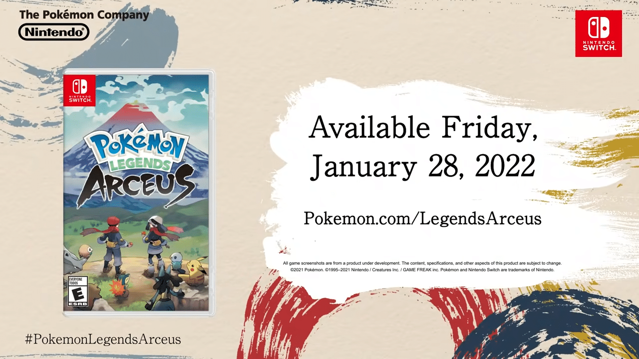Pokemon Legends Arceus – Nieuwe trailer – Pokemon berijden, een nieuwe Hisuiaanse evolutie en meer