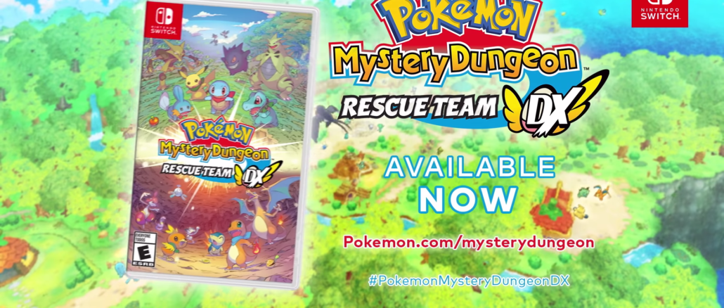 Pokemon Mystery Dungeon: Rescue Team DX – Pokemon need your help!