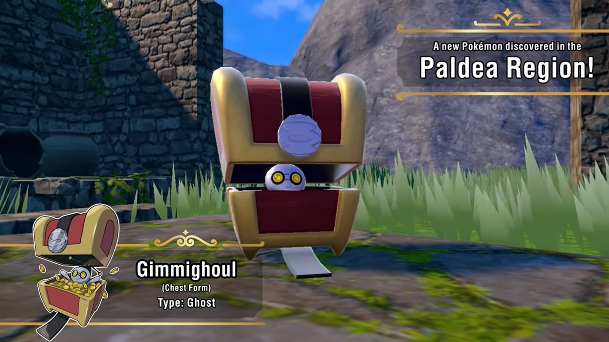 Pokemon Scarlet and Pokemon Violet – Meet Gimmighoul