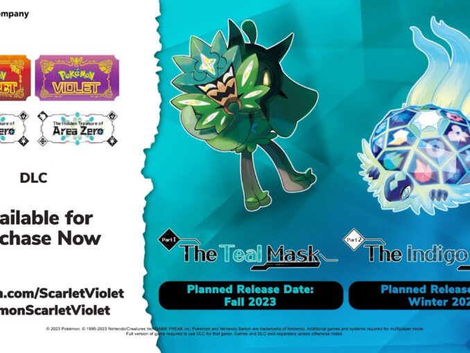Nieuws - Pokemon Scarlet en Pokemon Violet – The Teal Mask en Indigo Disc DLC 