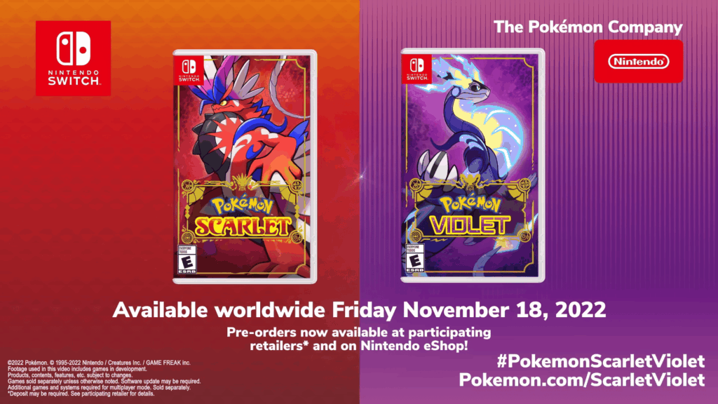 Pokemon Scarlet/Violet – English Overview Trailer