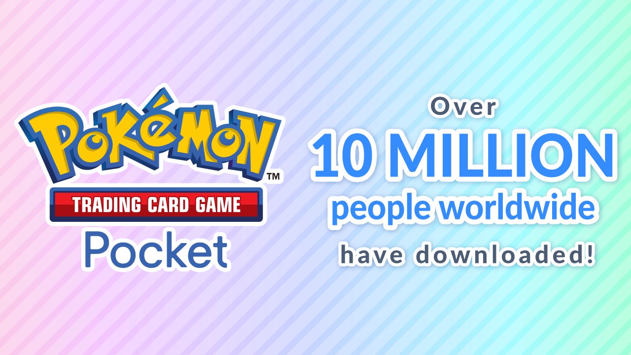 Pokémon TCG Pocket bereikt 10 miljoen downloads in 48 uur