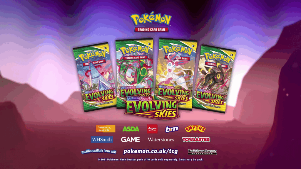 Pokemon TCG Sword & Shield – Evolving Skies available