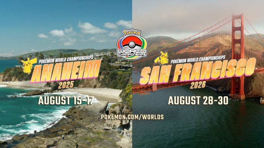 Pokemon Wereldkampioenschappen 2025 in Anaheim en 2026 in San Francisco: data en details