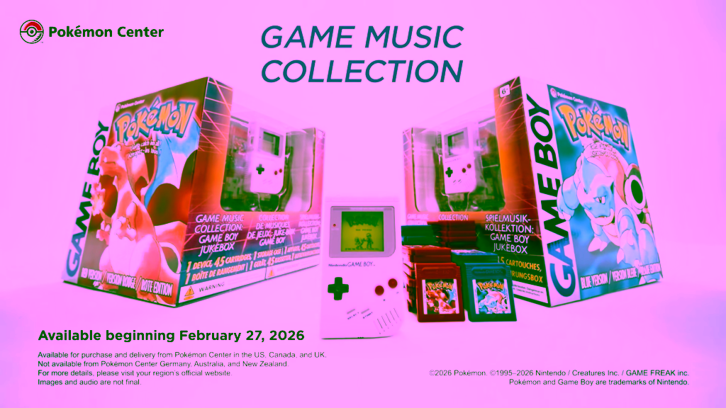 Pokémon’s Game Music Collection-jukebox maakt van Red en Blue-muziek 45 verwisselbare cartridges