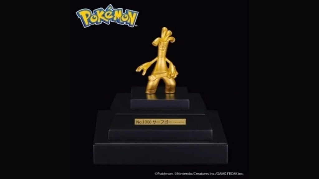 Pokémon’s massieve 24K Gholdengo en levensgrote gouden standbeelden naar Yokohama