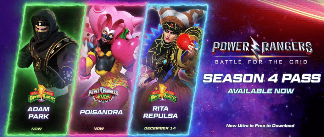 Power Rangers: Battle For The Grid – Rita Repulsa DLC – 14 December 2021