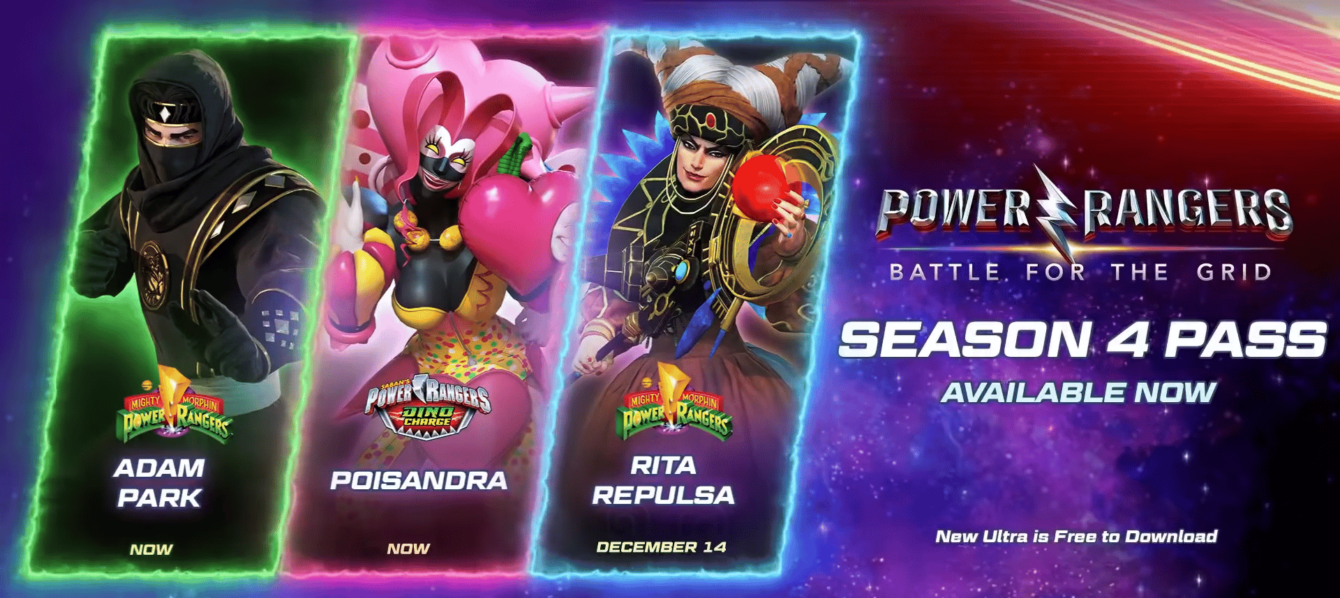 Power Rangers: Battle For The Grid – Rita Repulsa DLC – December 14th 2021