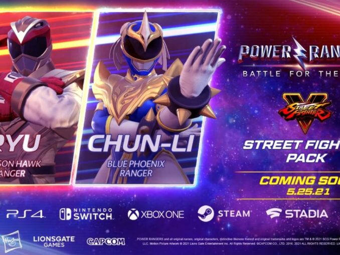 News - Power Rangers: Battle for the Grid – special Street Fighter crossover 