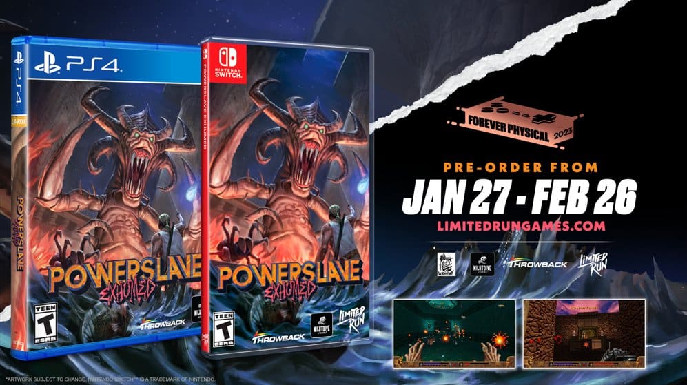 PowerSlave Exhumed – Physical Editions preorders January 27th