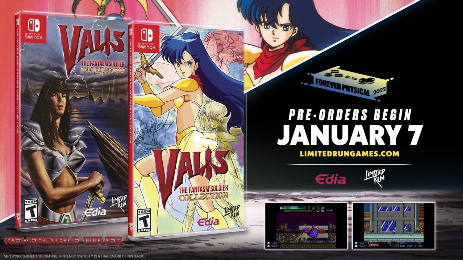Pre-orders for Valis: The Fantasm Soldier Collection started January 7