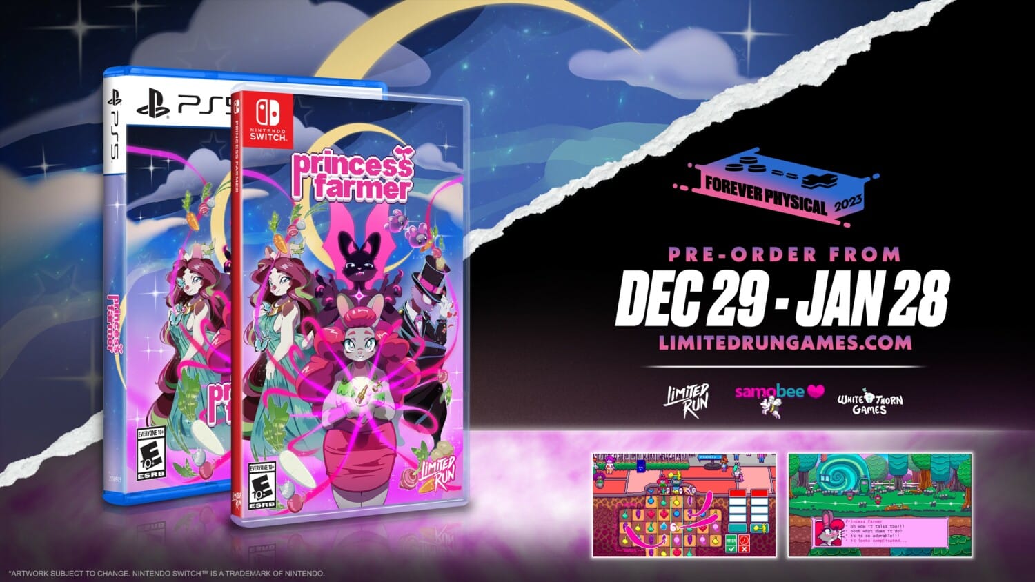 Princess Farmer fysieke editie: Pre-ordergegevens voor Limited Run Games