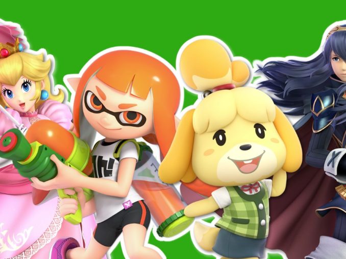 Nieuws - Princess Peach, Lucina, Inkling Girl & Isabelle op Xbox One Dashboards 