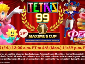 Nieuws - Princess Peach: Showtime Theme in Tetris 99’s 39th Maximus Cup 