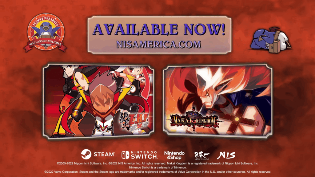 Prinny Presents NIS Classics Vol. 2 – Launch trailer