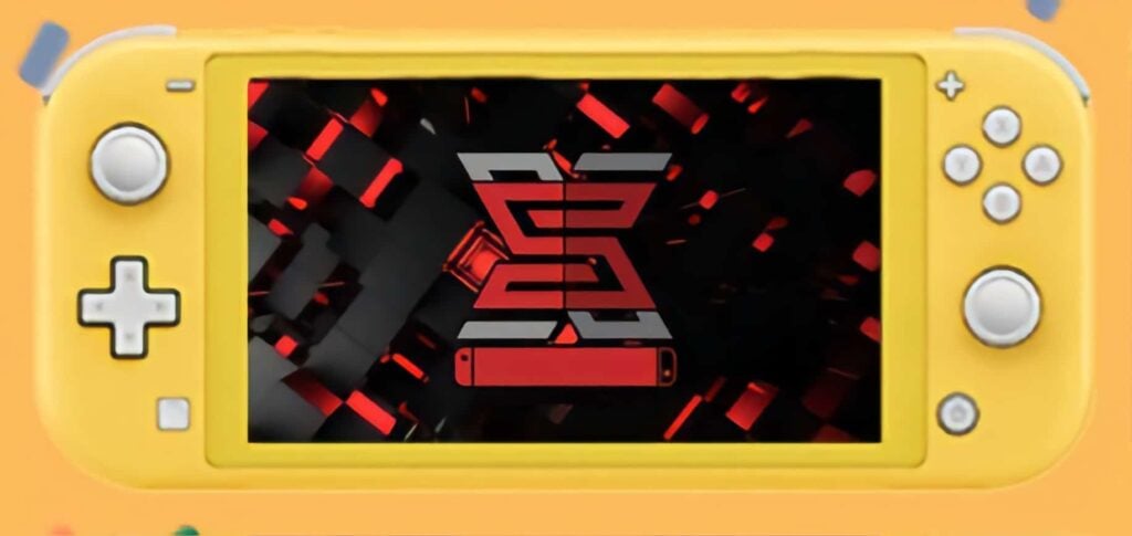 Bewijs van Nintendo Switch Lite die homebrew draait