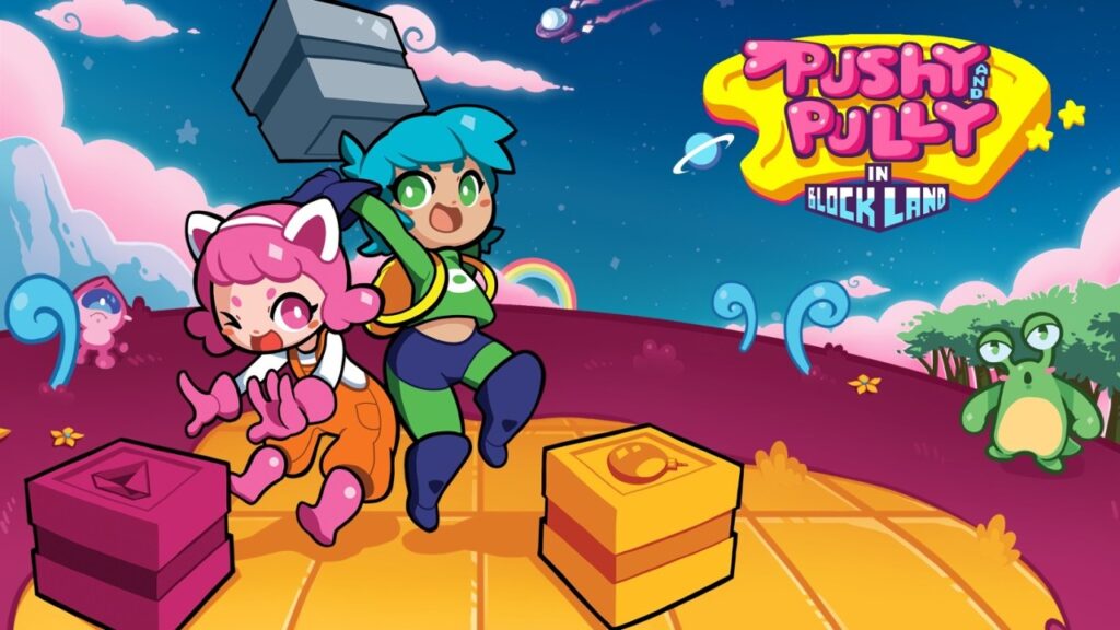 Pushy and Pully in Blockland – 12 minuten aan gameplay
