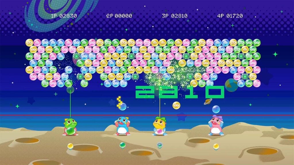 Puzzle Bobble Everybubble – Space Invaders-themed game modus Puzzle Bobble Everybubble – Space Invaders-themed game modus