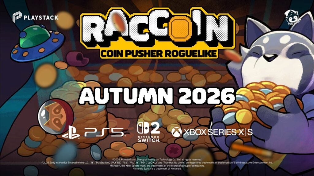 RACCOIN: Coin Pusher Roguelike rolt dit najaar naar de Nintendo Switch 2