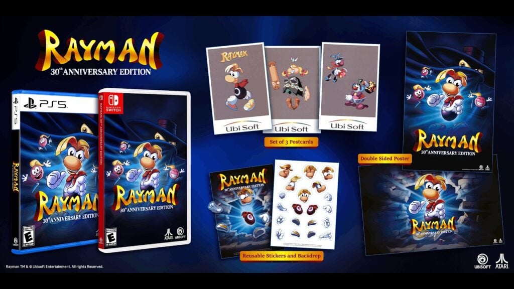 Rayman: 30th Anniversary Edition gets a physical release on June 26, 2026 for Switch and PS5