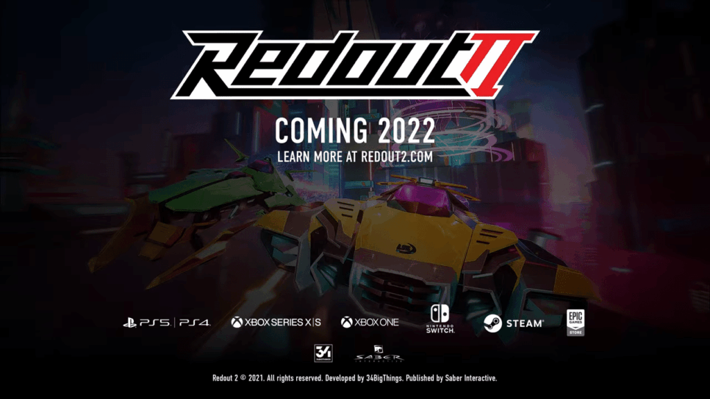 Redout 2 is launching 2022