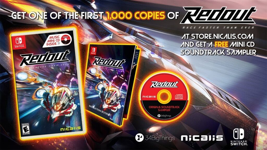 Redout – Physical Release confirmed launching March 27th