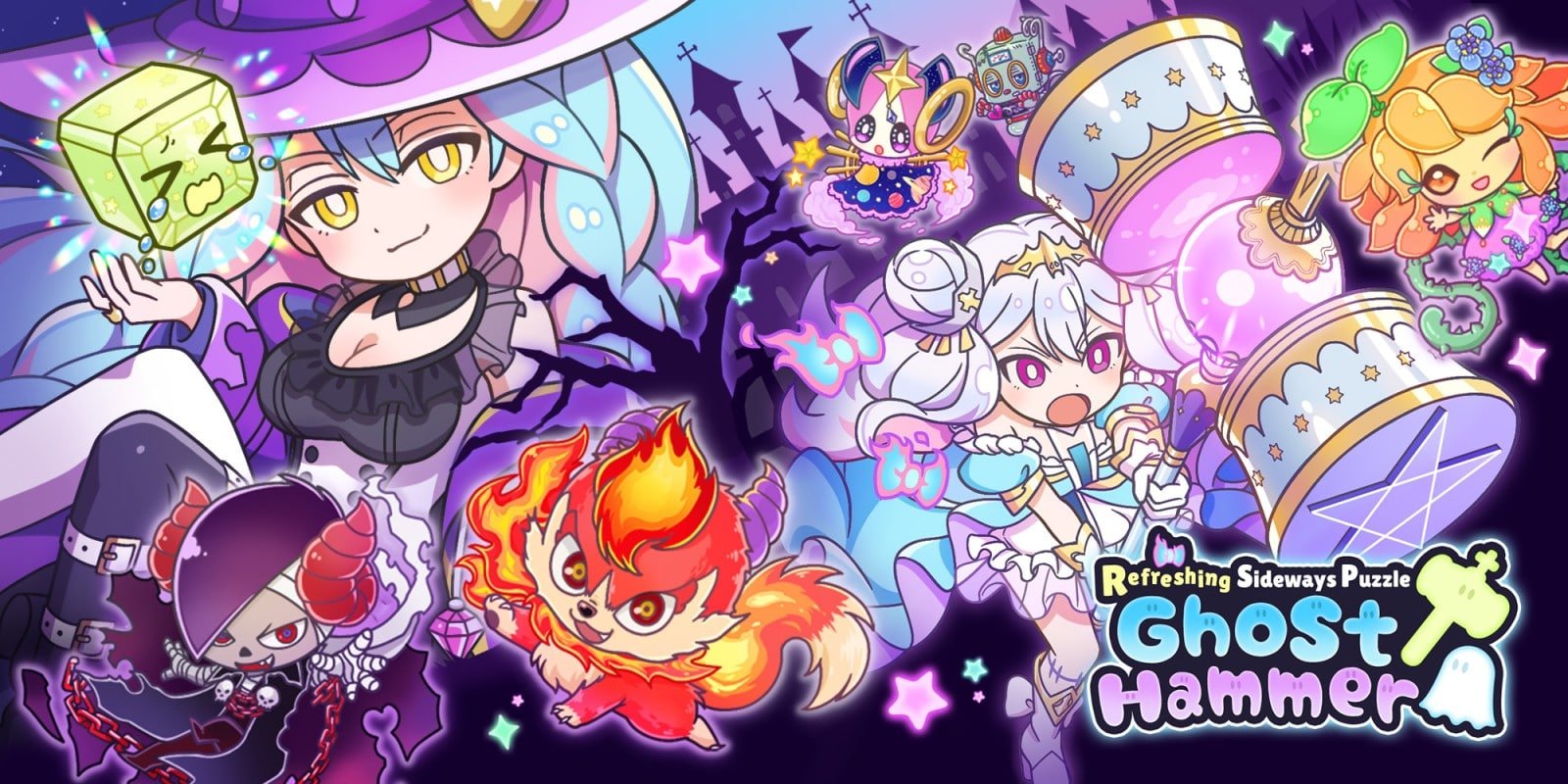 Refreshing Sideways Puzzle Ghost Hammer