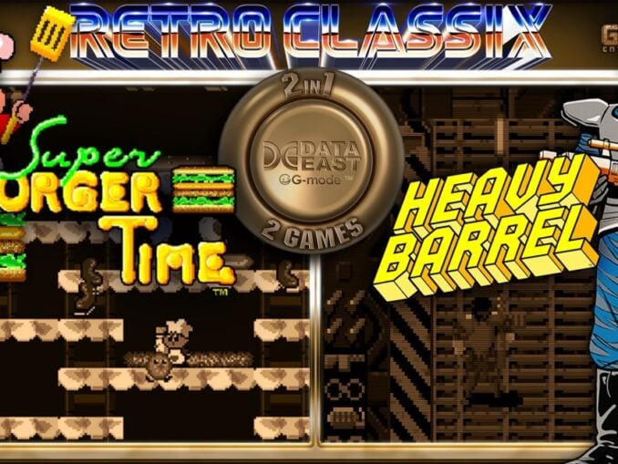 Release - Retro Classix 2-in-1 : Heavy Barrel & Super BurgerTime 