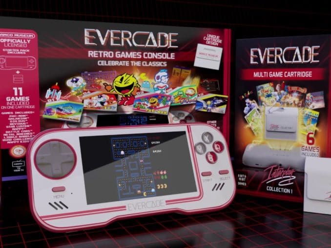 Nieuws - Retro Handheld Hybrid Evercade – Pre-order + Nieuwe Preview Trailer 