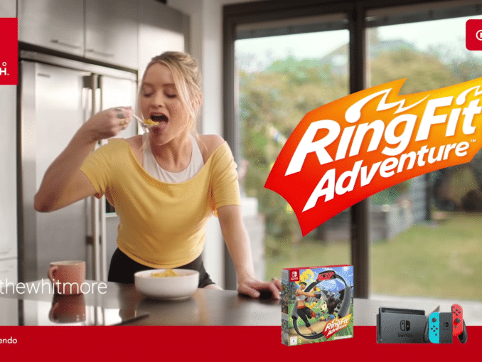 Nieuws - Ring Fit Adventure reclame met Laura Whitmore 