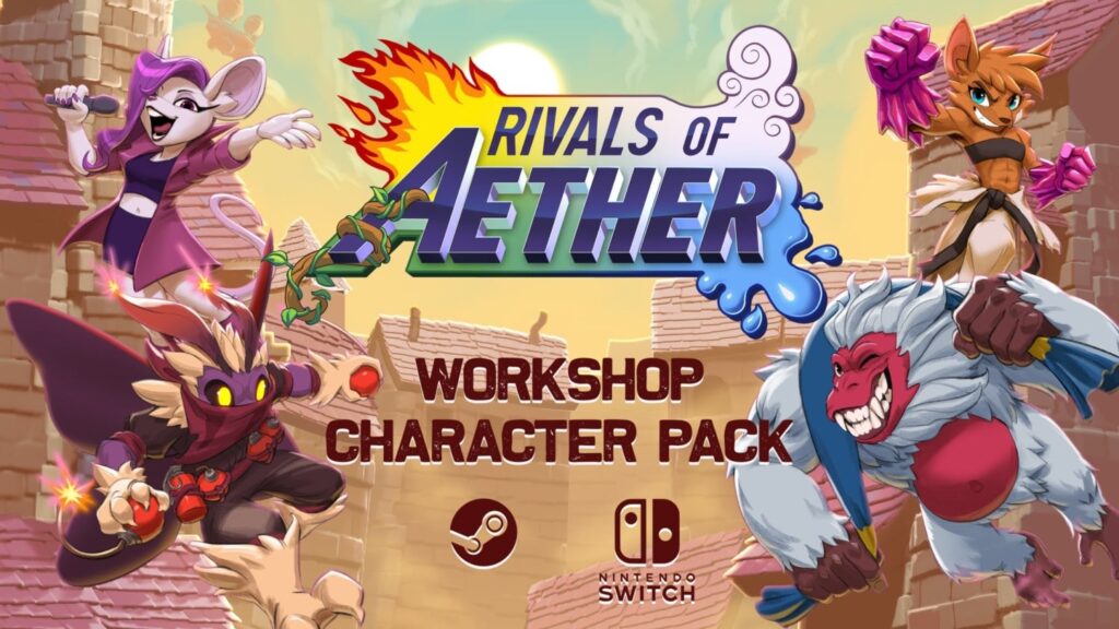 Rivals Of Aether – Workshop Pack – Vier Community-Made vechters