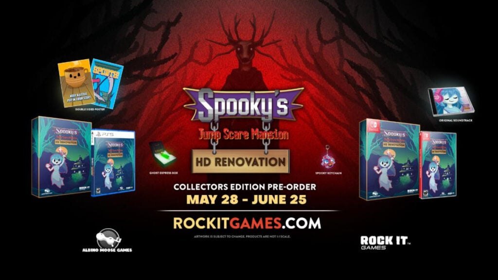Rock It Games Unveils Physical Release of Spooky’s Jump Scare Mansion: HD Renovation
