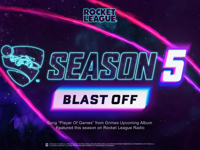 News - Rocket League – Season 5 starts November 17th 