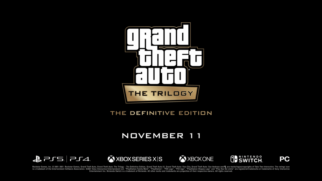 Rockstar Games – Grand Theft Auto: The Trilogy – The Definitive Edition trailer