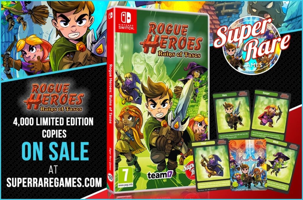 Rogue Heroes: Ruins of Tasos – physical release