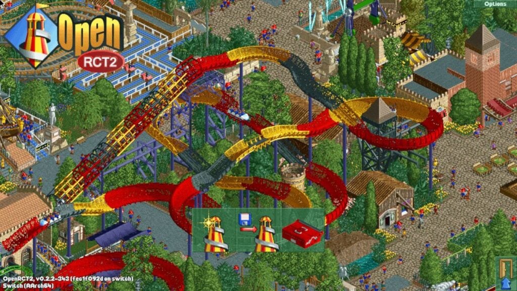 RollerCoaster Tycoon 2 port (homebrew)