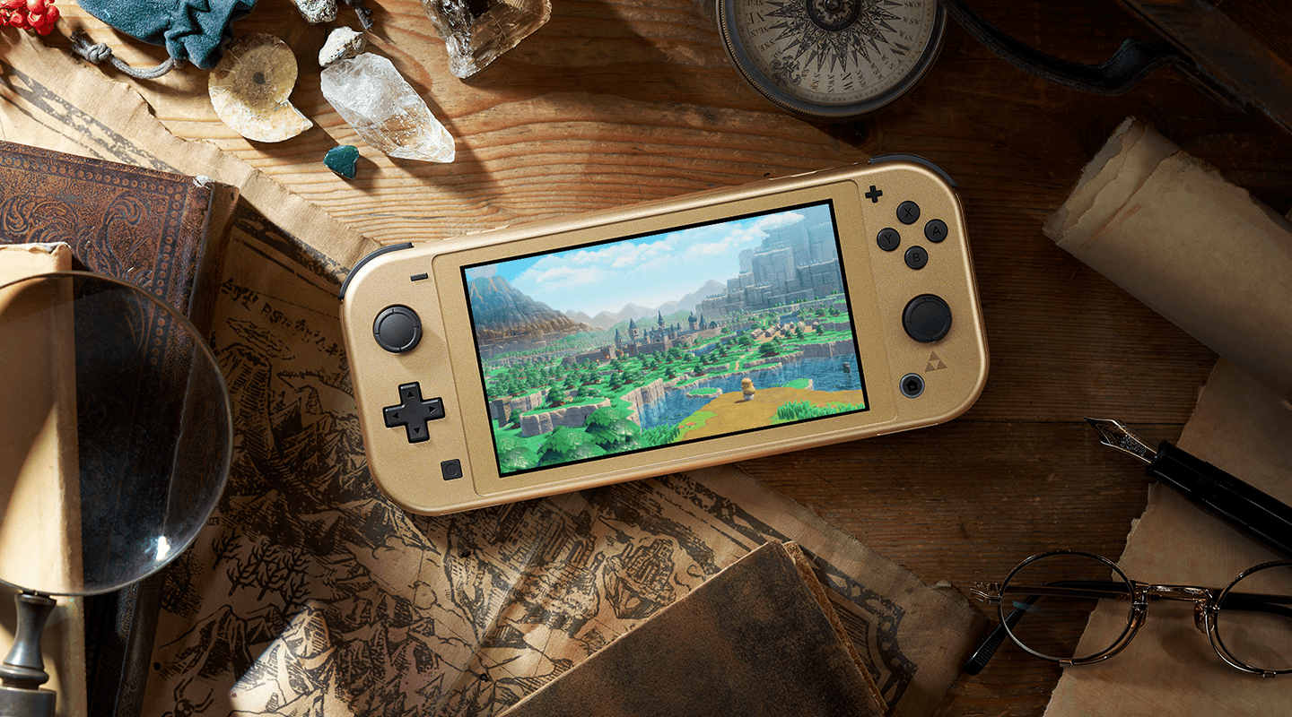Royal Gold Zelda Switch Lite Hyrule Edition: releasedetails en functies