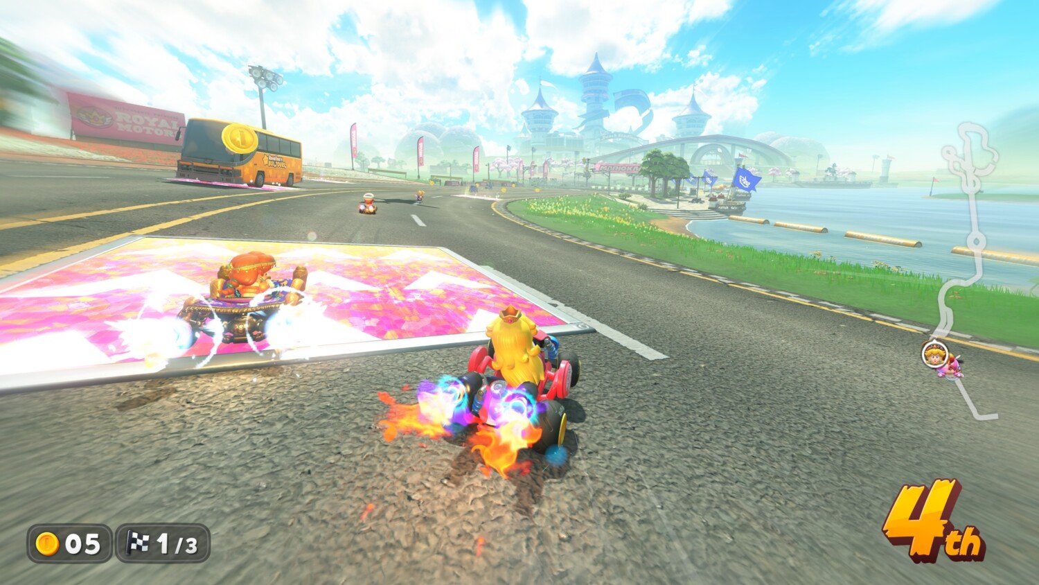 Spitsuur Mushroom Kingdom: Files in Mario Kart World’s Free Roam
