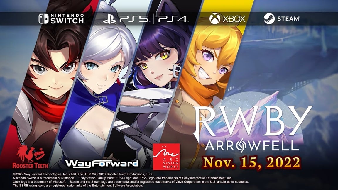 RWBY: Arrowfell releases in November