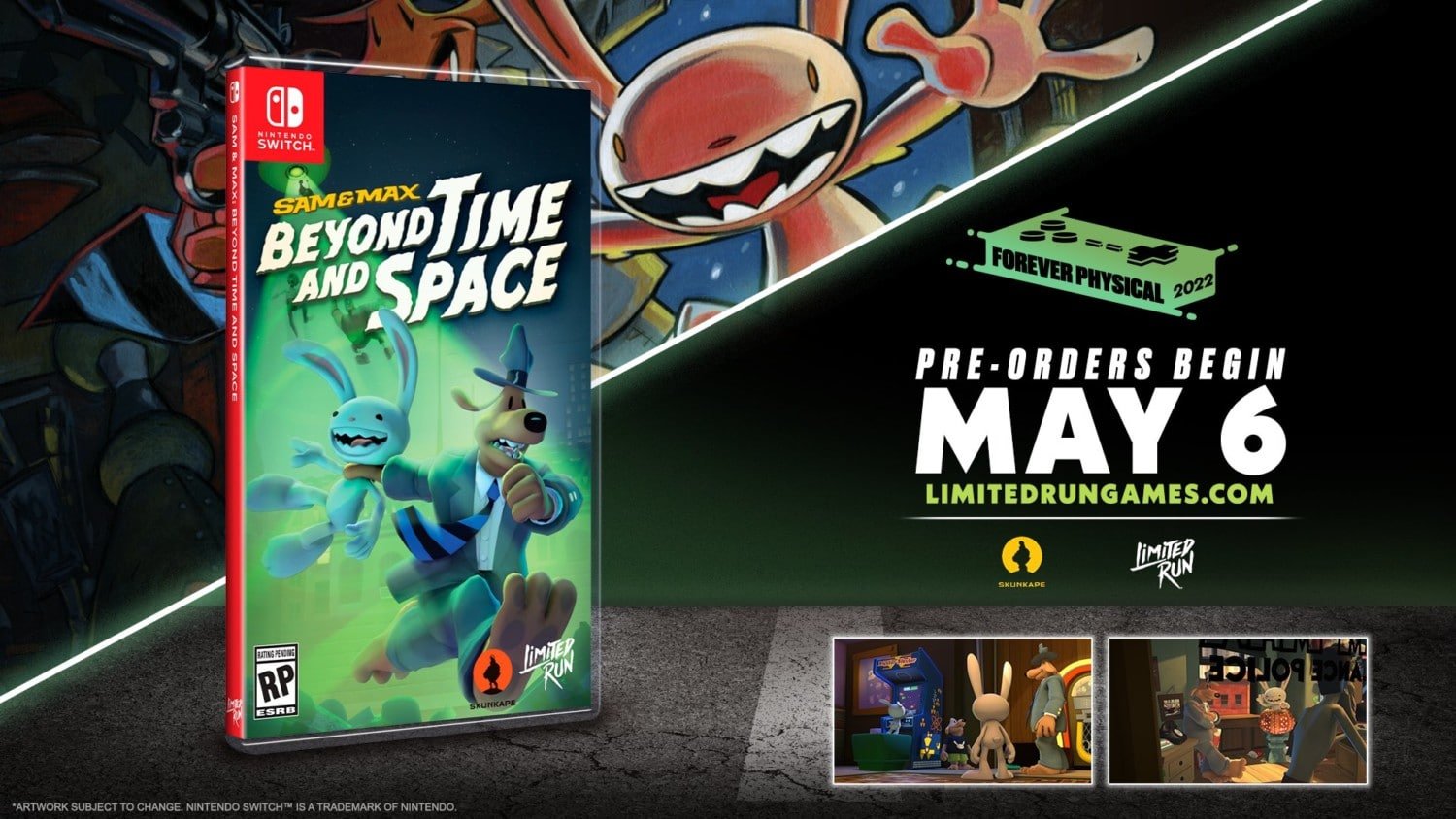 Sam & Max: Beyond Time And Space – Physical Editions Revealed, Pre-Orders start May 6th