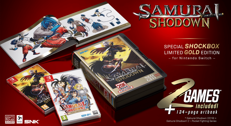 Samurai Shodown – Shockbox Gold Edition aangekondigd
