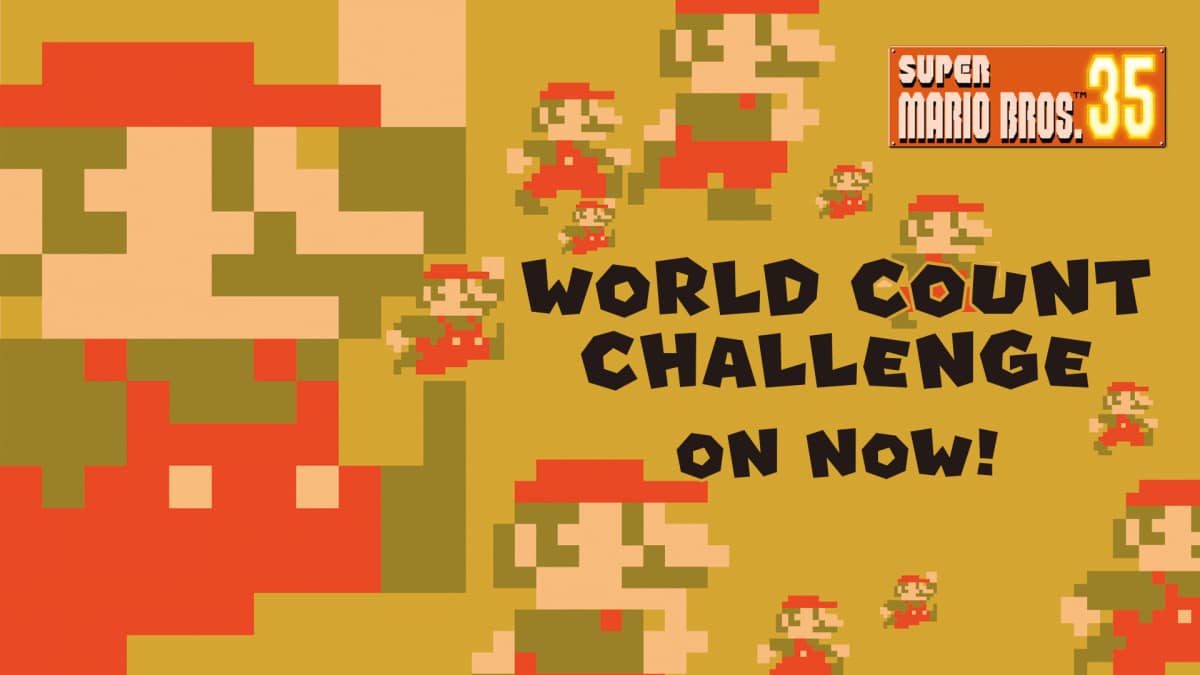 Second Super Mario Bros 35 World Count Challenge