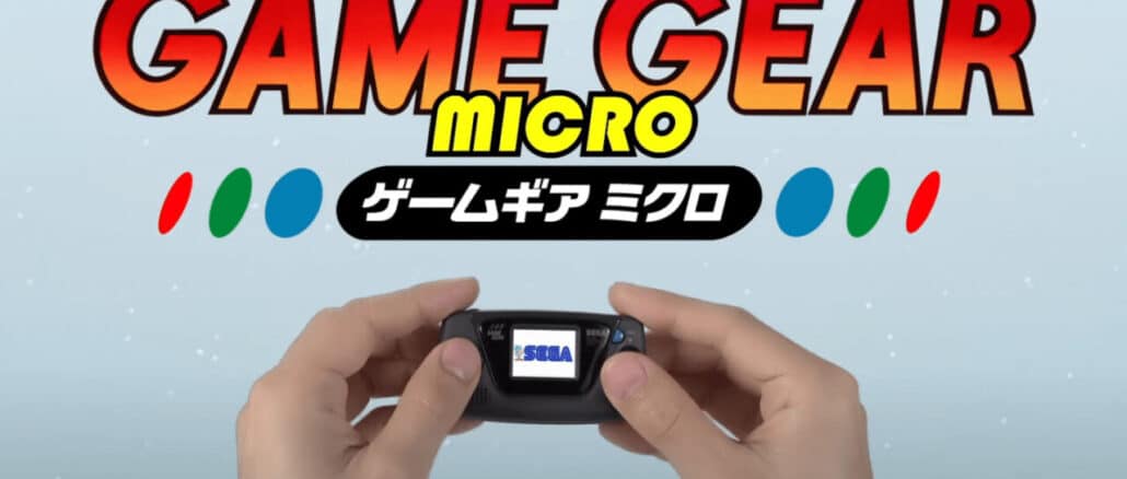 SEGA kondigt Game Gear Micro aan voor 6 oktober