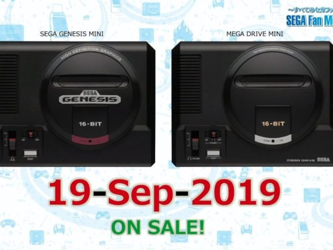 Nieuws - SEGA Mega Drive Mini – Wereldwijde release 19 september 