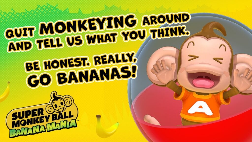 SEGA – Super Monkey Ball Banana Mania feedback wanted