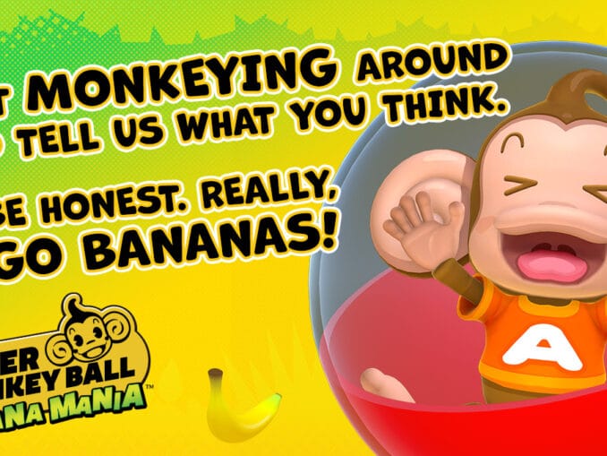 Nieuws - SEGA – Super Monkey Ball Banana Mania feedback gezocht 